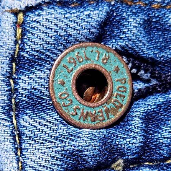 Polo Ralph Lauren Vtg Y2K 90s Shorts Rise 7" Size 2 (Waist Measures 15") - Picture 7 of 14